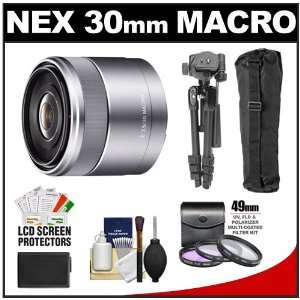  Sony Alpha NEX E Mount E 30mm f/3.5 Macro Lens & NP FW50 