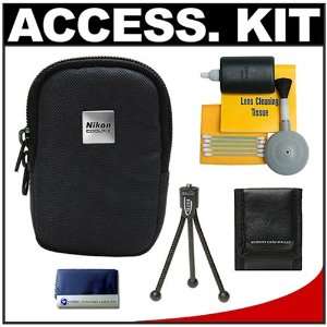  Nikon Coolpix Soft Black Camera Carrying Case + Cameta 