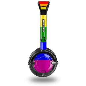 Skullcandy Lowrider Headphone Skin   Rainbow Stripes   (HEADPHONES NOT 