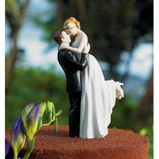   Dancing Wedding Bride and Groom Cake Topper Figurine Kitchen