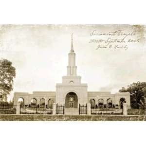  Sacramento Temple Plaque