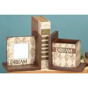   Collectible Diamonds Dream Frame And Pencil Holder