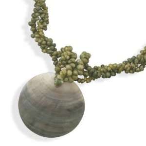 CleverSilvers Shell Fashion Necklace With Shell Pendant 