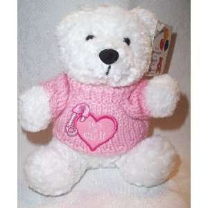    Its A Girl Balloon Weight or Huggable Teddy Bear: Toys & Games