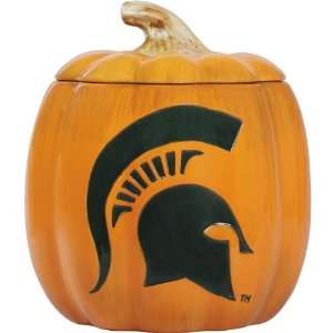   Michigan State Spartans Halloween Pumpkin Candy Bowl