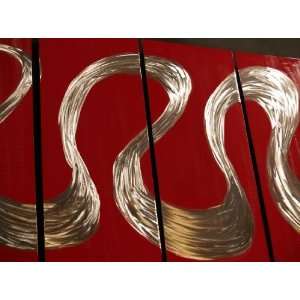 Abstract metal decor unique wall art by artist Ash Carl:  