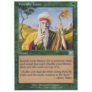    Magic the Gathering   Worldly Tutor   Sixth Edition Toys & Games
