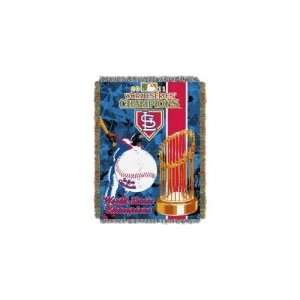  MLB World Series Champions 2011 Triple Woven Throw: Sports & Outdoors