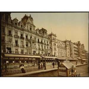   Reprint of The beach and hotels, Ostend, Belgium: Home & Kitchen