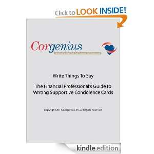 Write Things to Say The Financial Professionals Guide to Writing 