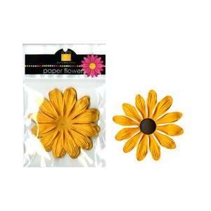   Bazzill Paper Flowers Candle Gerbera 4 6/Pkg Arts, Crafts & Sewing