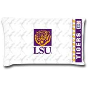  2 NCAA LSU Tigers Logo Pillowcases