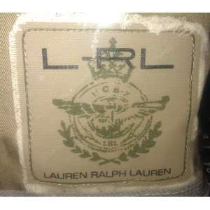 Ralph Lauren Universtiy Khaki Distressed Twin Duvet Comforter Cover 