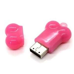  1GB Cute Bone USB Flash Drive (Pink) Electronics