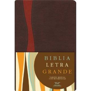 RVC Biblia Letra Grande Tamano Manual   simil piel (Chocolate/Cobrizo 