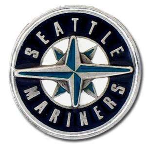  Team Logo MLB Pin   Seattle Mariners: Sports & Outdoors