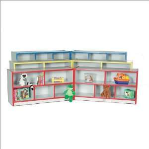  Preschool Hinged Storage Units 4 Shelves with 10 