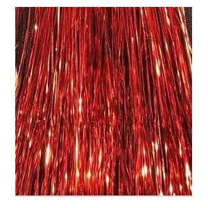  25 Hair Tinsel 100 Strands   Shiny Red with Bonus: Beauty