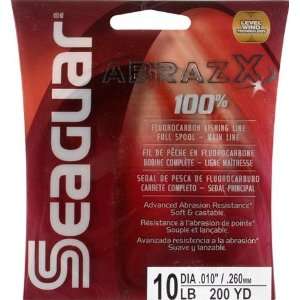  Seaguar   AbrazX 100% Fluorocarbon 15 lb 200 Yd Sports 