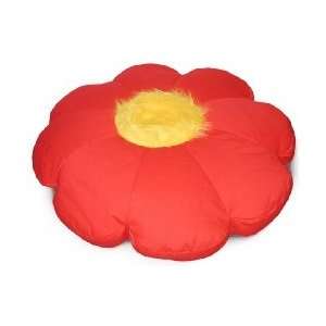  Child Plush Flower with Yellow Center Bean Bag: Home 