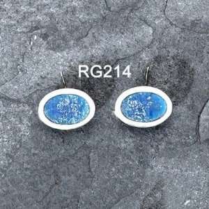 Oval Roman Glass Earrings: Home & Kitchen