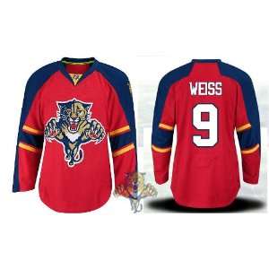 Panthers Authentic NHL Jerseys #9 Stephen Weiss Home Red Hockey Jersey 