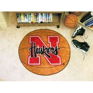 University of Nebraska Basketball Rug:  Sports & Outdoors