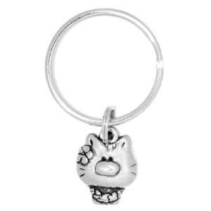  Clayvision Hula Cat Pendant Key Chain Jewelry