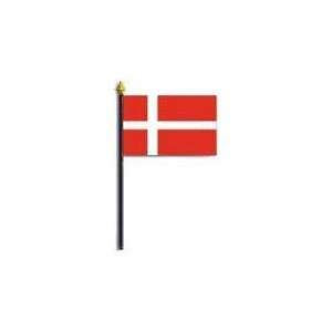  Denmark   4 x 6 World Stick Flag: Patio, Lawn & Garden