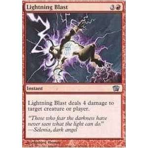   Magic the Gathering   Lightning Blast   Eighth Edition Toys & Games