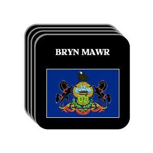  US State Flag   BRYN MAWR, Pennsylvania (PA) Set of 4 Mini 