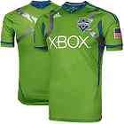 adidas Seattle Sounders FC Authentic 2012 Home Jersey   Green   L