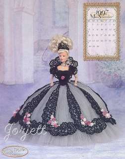 September, Royal Ballgowns crochet pattern fits Barbie  