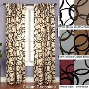   84 inch Rod Pocket Curtain Panel (Latte/Chocolate): Everything Else