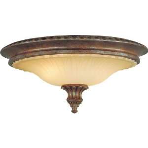  Murray Feiss FM232BRB, Stirling Castle Round Glass Flush 