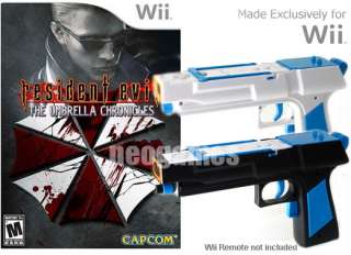 Wii Resident Evil Umbrella Chronicles +2x Light Guns 013388350025 