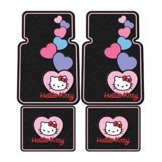 Hello Kitty Hearts Design   Front & Rear Floor Mats Set