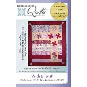  With a Twist Quilt Pattern Arts, Crafts & Sewing