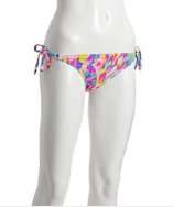 Trina Turk multicolor tropicana print tie hipster bikini bottom style 