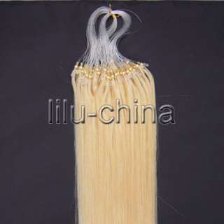 100s Multiple Size Micro/Loop Ring Human Hair Extensions in 8 Color, 0 