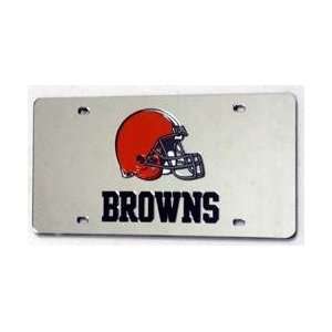  Cleveland Browns Laser Cut Silver License Plate Sports 