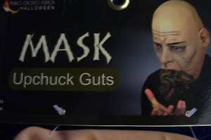 Mario Chiodo Studios Halloween Rubber Mask UpChuck Guts  