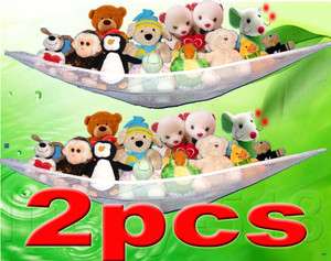 2PCS JUMBO Deluxe Pet Organize Corner Stuffed Animals Toys Toy Hammock 