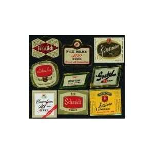  9 Vintage Mini Beer Labels Set 