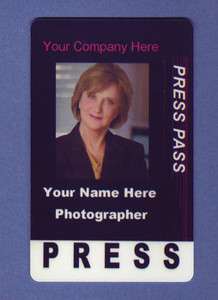 Freelance ID Card Press Pass Badge Journalist  