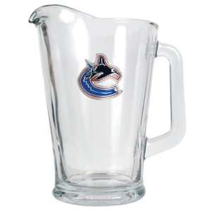  Vancouver Canucks NHL 60oz Glass Pitcher   Primary Logo 