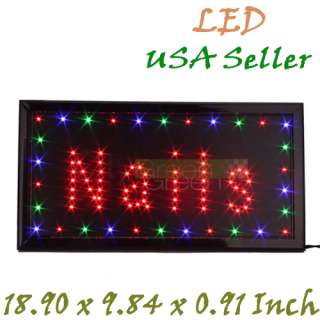SIGN NAIL ART SALON SHOP SUPPLY LED WELCOME SIGNBOARD  