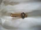 Vintage Estate Gold filled Mens Jewelry SIMMONS Real Diamond 20yr Tie 