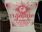 NWT FROM GADZOOKS SZ L WHITE TANK TOP W HOT PINK BEADING SEQUIN 