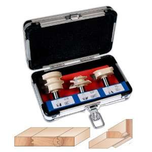  81 003l 3 Pc Jointing Router Bit Set ½ Shank